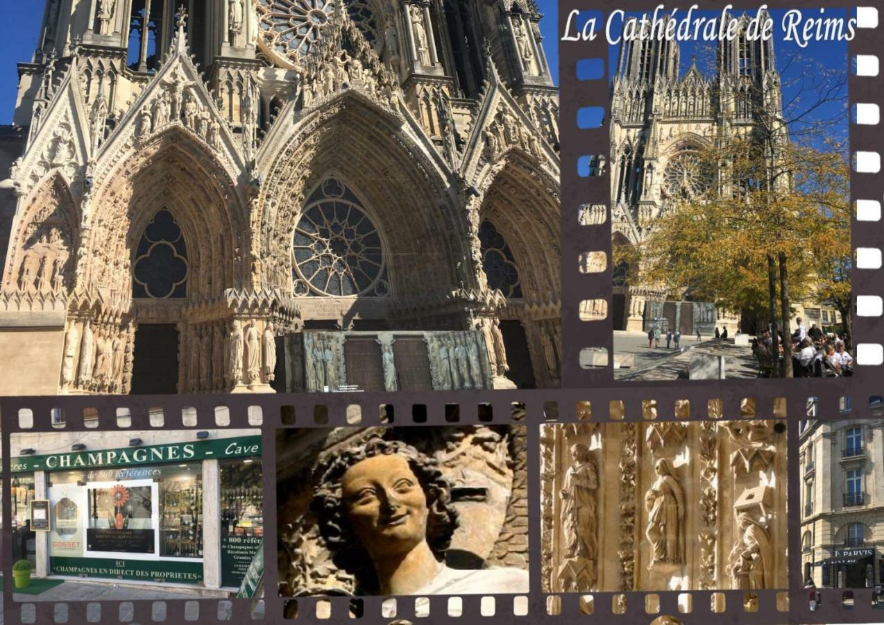 Bedinreims "Burgundy Bottle" 110M2 Exceptional, 4 Chambres Doubles, 2 Bain, Free Park & Wifi, Tout Equipe エクステリア 写真
